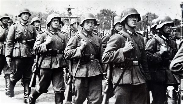 German soldiers occupy Paris, 1940