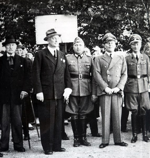 Photograph of Heinrich Otto Abetz, the German ambassador to Vichy France, after the Germans occupy Northern France