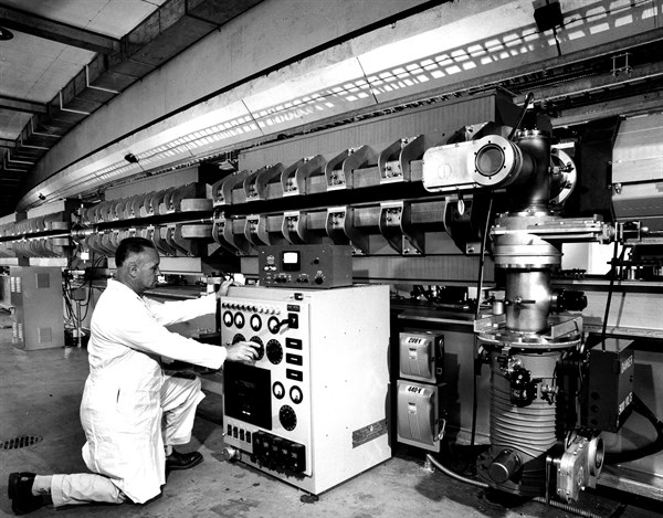 Photograph of the liner accelerator