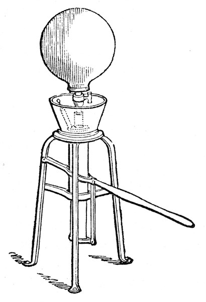A typical 19th century air pump