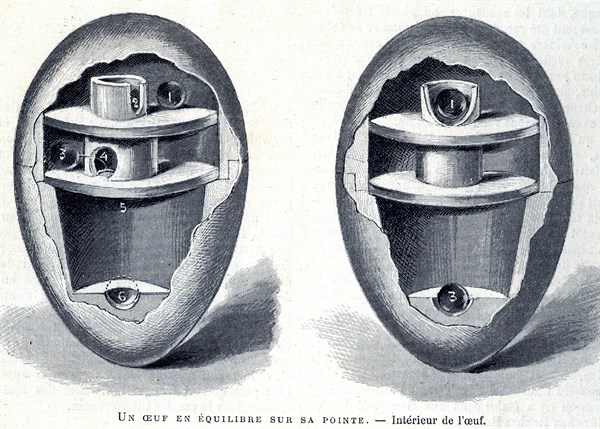 An egg balancing toy design