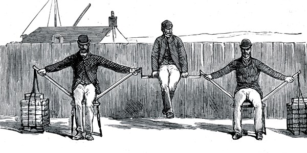 The principle of the cantilever which was used in the Fourth Bridge