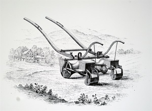 Geddes' turnip sowing machine