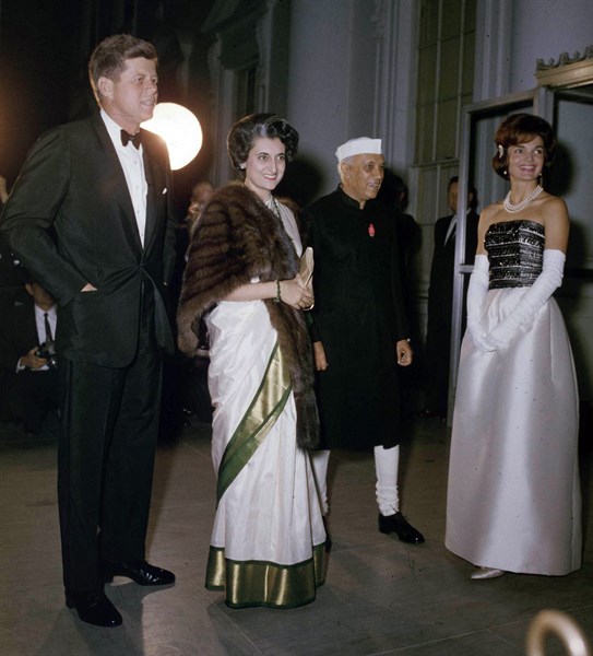 President John Kennedy with Jawaharlal Nehru