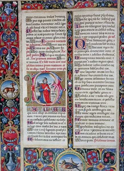 Illuminated page from the Historia Naturalis