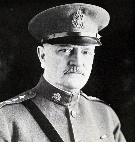Photographic portrait of John J Pershing