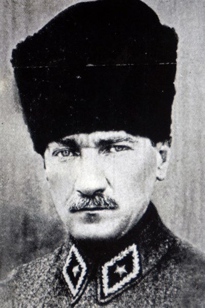 Photographic portrait of Mustafa Kemal Atatürk