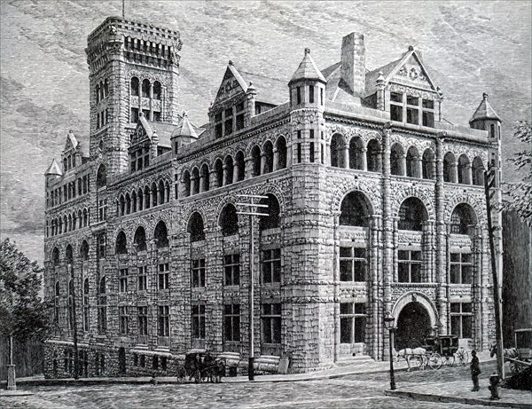 The headquarters building of the Canadian Pacific Railway, Montreal