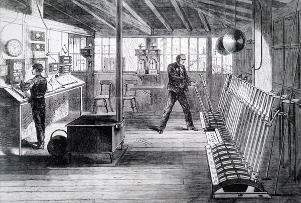 A typical signal box