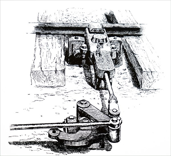A torpedo placer