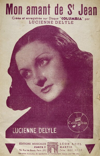 French song book for 'Mon amant de Saint Jean' by Léon Agel and  Emile Carrara 1943