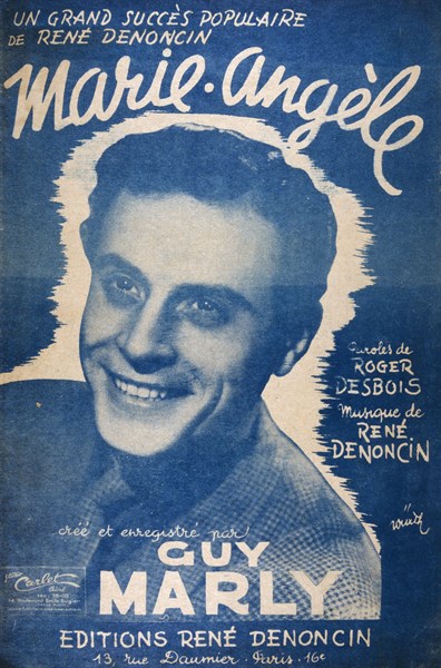 Songbook for ' Marie Angel' circa 1950