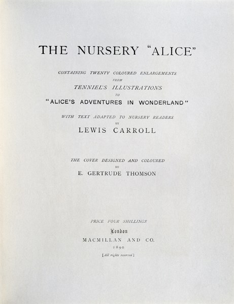 Illustration by Tenniel, from the 1890 edition of 'Alice in Wonderland' by Lewis Carroll