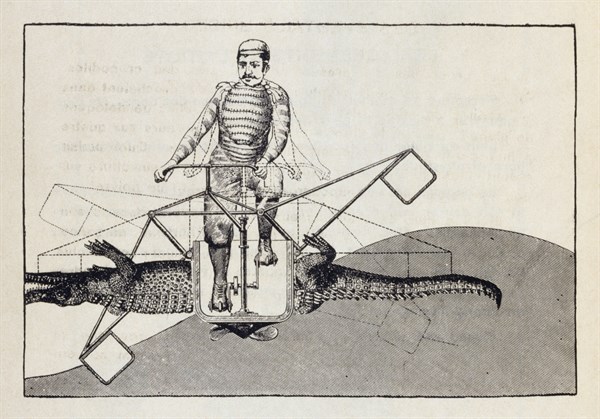 illustration by Max Ernst, for 'Misfortunes of the Immortals'
