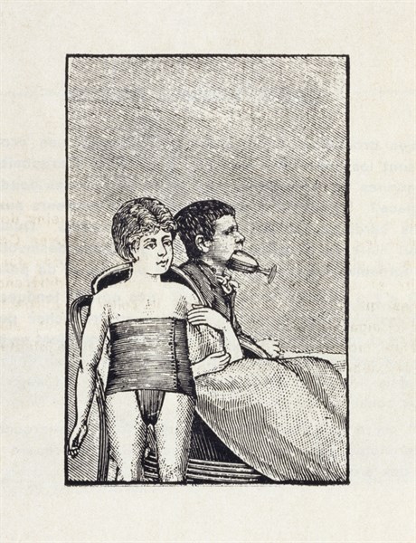 illustration by Max Ernst, for 'Misfortunes of the Immortals'
