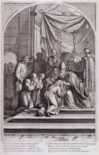Illustration from 'La vie de St Bruno, fondateur de l'ordre des Chartreux' Paris 1660