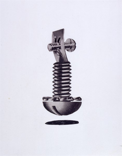 Bric a brac 1984, collage by Robert Benayoun