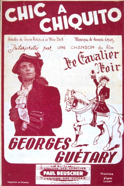 French songbook for 'Chic a Chiquito'