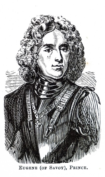 Portrait of Prince Eugene of Savoy (1663-1736) a general of the Imperial Army and statesman of the