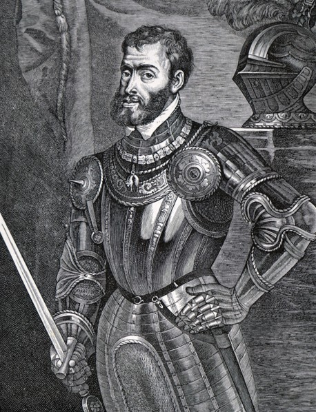 Portrait of Charles V of France (1338-1380) called the Wise, a monarch of the House of Valois.