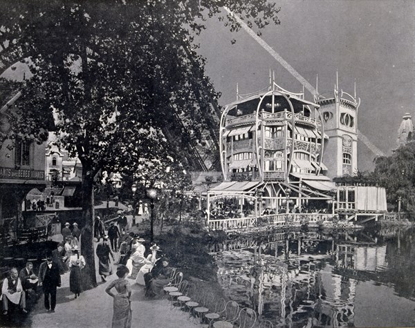 Image of the Blue Pavilion; in one of the most charming corners of the Exhibition,