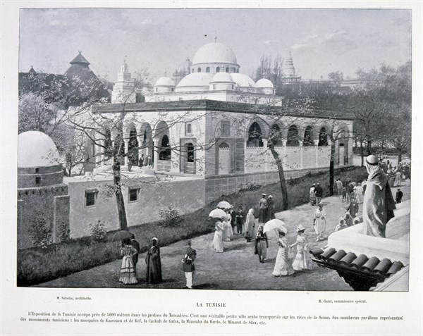 Photograph taken during the Exposition Universelle (World Fair) Paris, 1900