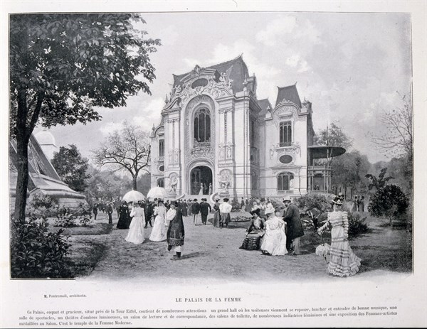 Photograph taken during the Exposition Universelle (World Fair) Paris, 1900