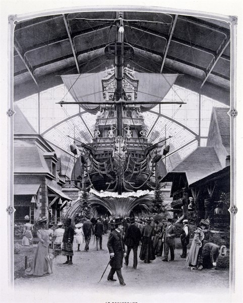 Photograph of the exhibition of the history of food