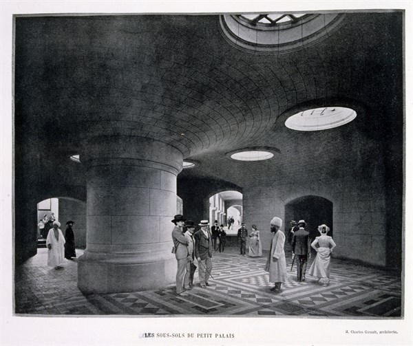 Photograph of an interior shot of the basement of the Little Palace