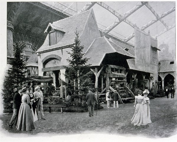 Photograph of the Exhibit of the History of Agriculture