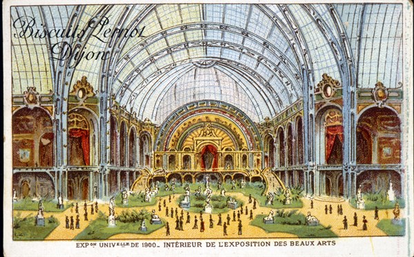 Commemorative biscuit tin by Pernot for the Exposition Universelle 1900