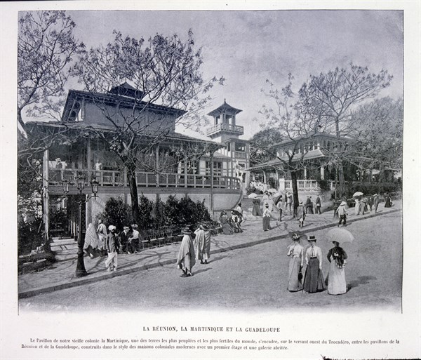 Photograph taken during the Exposition Universelle (World Fair) Paris, 1900
