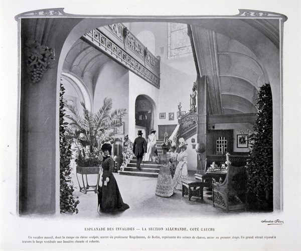 Photograph taken during the Exposition Universelle (World Fair) Paris, 1900