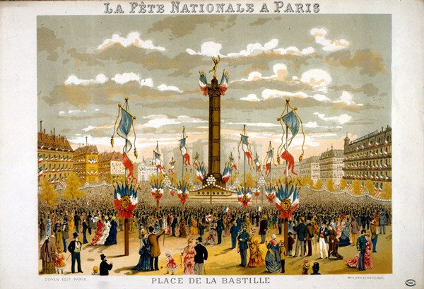 Jules Grévy (1807-1891) President of France attends the 14th July 1880, Bastille Day Celebrations