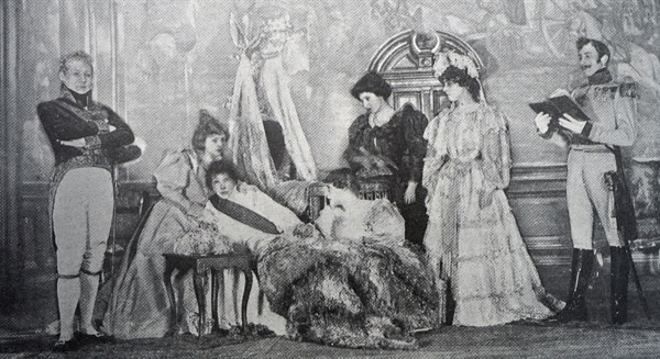 Representation of “The Aiglon”. The Death Scene