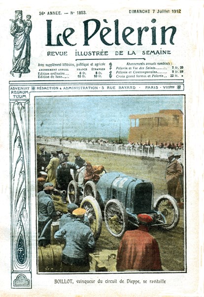 Boillot, winner of the Dieppe circuit