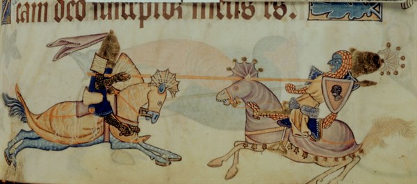 Psautier de Luttrell, composé par Geoffrey Luttrell, Richard Ier, Coeur de Lion et Saladin