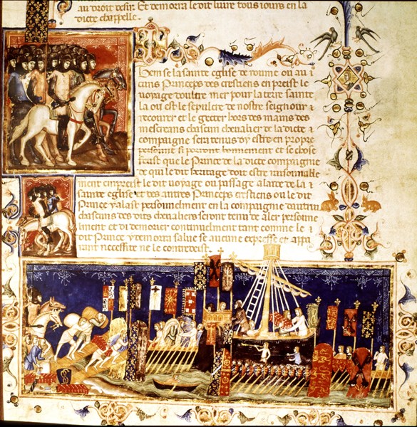 The "Ost" of the Knights of the Holy Spirit under the banner of the King of France