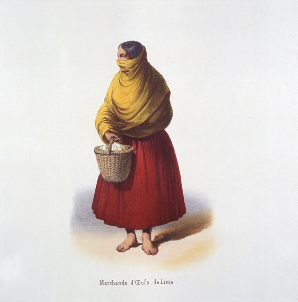 Blanchard, Egg vendor in Lima