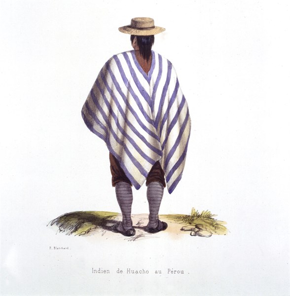 Blanchard, Huache Indian in Peru