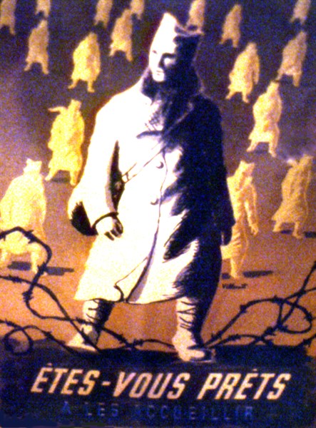 Propaganda poster for "the relief" (voluntary labor in Germany): "Are you ready?"