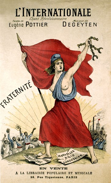 L'internationale, chanson révolutionnaire d'Eugène Pottier