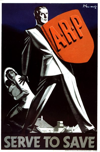 Propaganda poster for the civil defence