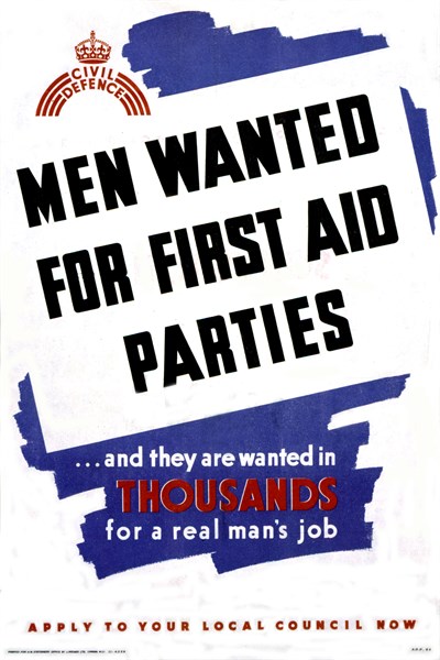 Propaganda poster for the civil defence