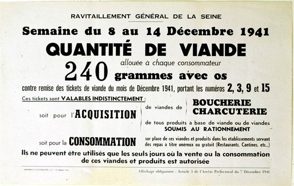 Official poster on supplies