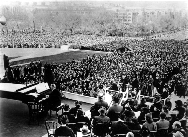 Demonstration for the civil rights