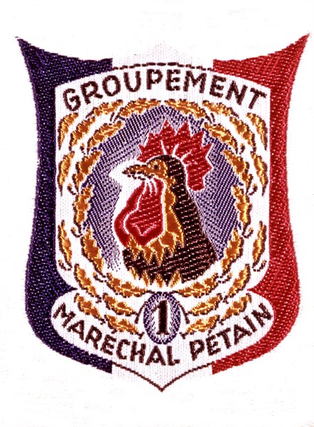 Gouvernement de Vichy. Insigne des chantiers de la jeunesse