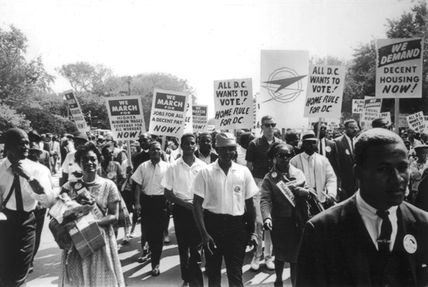 Manifestation de noirs américains
