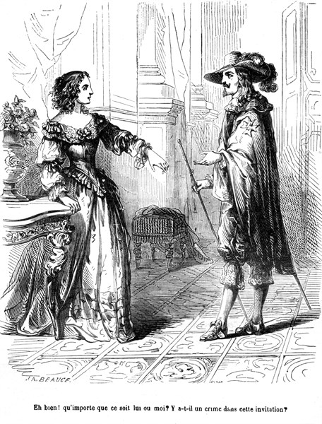 Les trois mousquetaires, Louis XIII et Anne d'Autriche.
