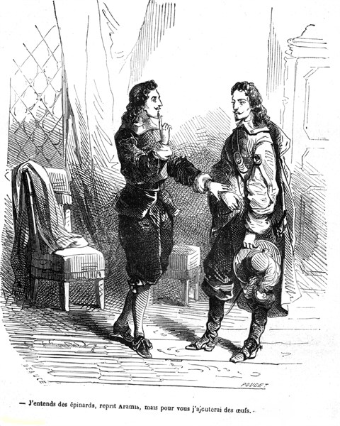 The Three Musketeers, D'Artagnan with Aramis